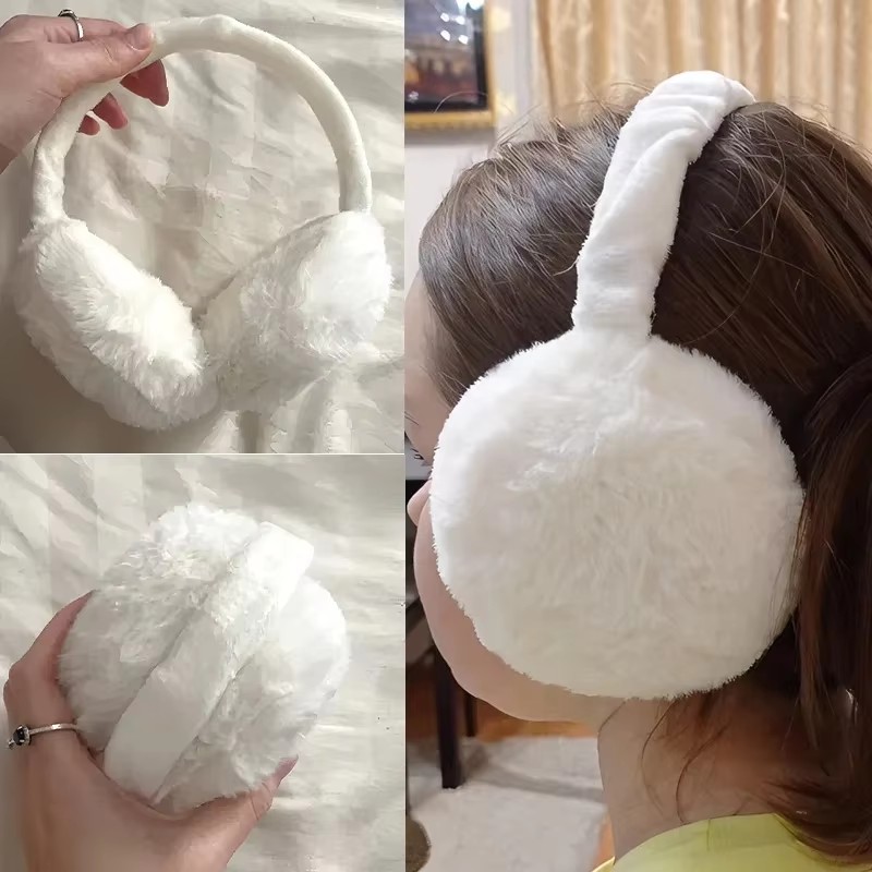 Ear Muff Foldable - 1/2/3 ชิ้น ที่ปิดหูแบบพับได้สำหรับฤดูหนาว ให้ความอบอุ่น สำหรับผู้ชายและผู้หญิง ยืดหยุ่นได้