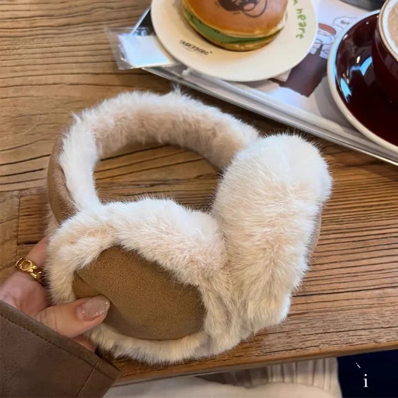 Ear Muff Foldable - ที่ปิดหูแฟชั่นแบบพับได้ ผ้าขนหนูหนานุ่ม สำหรับผู้หญิงและผู้ชาย ให้ความอบอุ่นในฤดูหนาว ผ้ากำมะหยี่ ป้องกันความหนาวเย็นสำหรับกิจกรรมกลางแจ้ง
